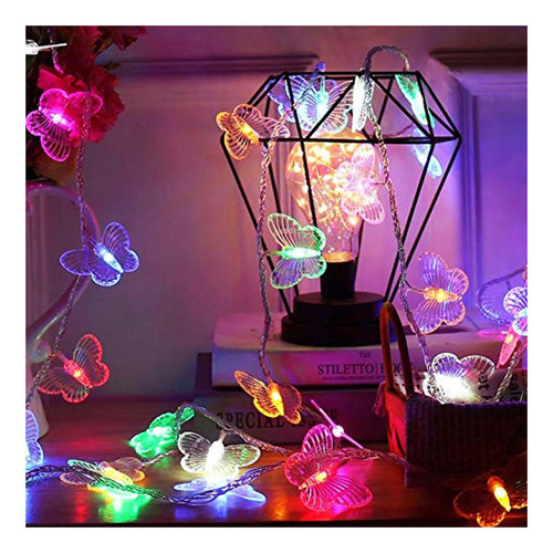Aplicável A Luzes De Cortina De Borboleta Usb Fairy String - Imagem 5