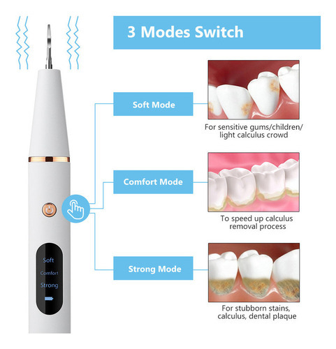 Aparelho Limpeza De Placa E Tártaro Remove Limpa Dentes - Imagem 6