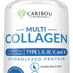 Comprimidos De Colágeno Caribou Nutrition 180 Tipo I, Ii, Ii