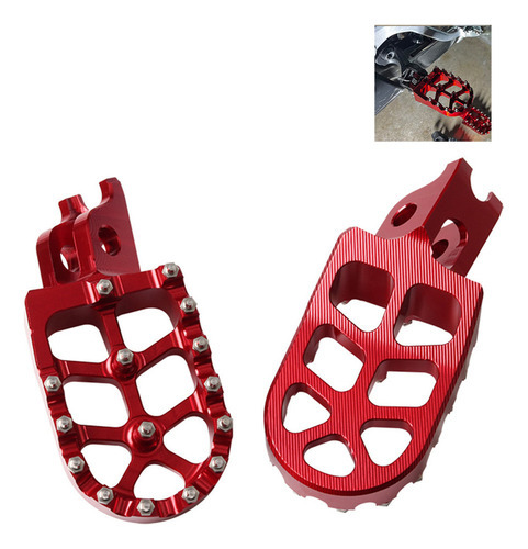 Pedaleira Anker Inox Crf 230/250 Tornado Xre300 + Pino Molas