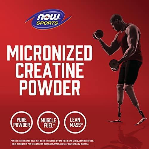 Now Sports Nutrition, Creatina Micronizada Em Pó 500 G, Mass - Imagem 4