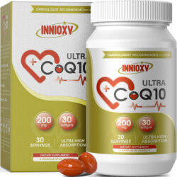 Innioxv Coqmg Softgels Para Saúde Cardíaca, Poderoso Supleme
