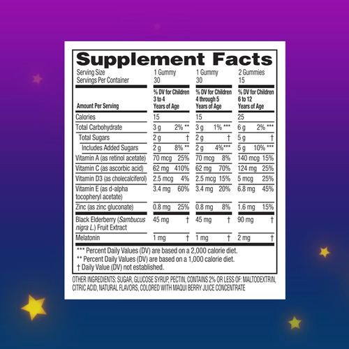 Zarbees Sleep & Immune Gummy 30ct - Imagem 6