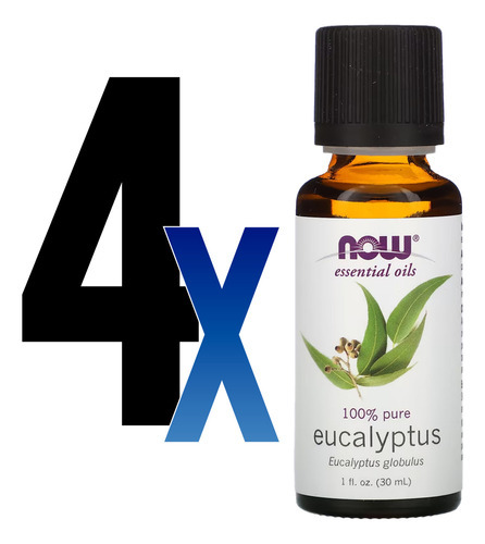 Óleo De Eucalipto 30ml Now Foods Essenciais 100% Puro 4un - Imagem 2