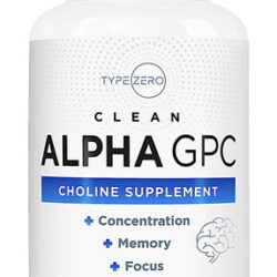 Suplemento De Colina Type Zero Ultra Clean Alpha Gpc (600mg
