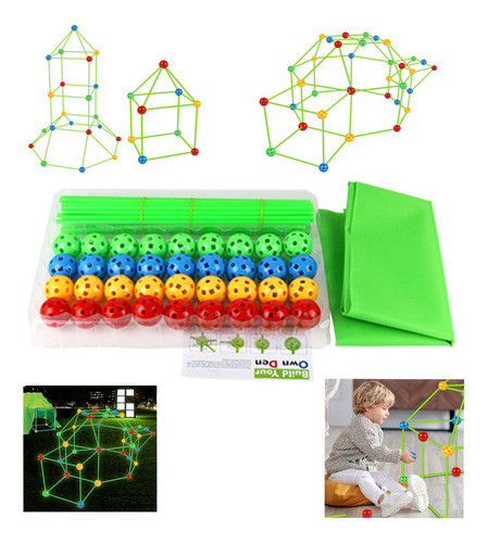 Kit De Construção Criativa Para Crianças 155p Brinquedos-