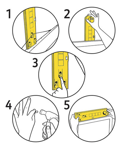 Ci Hang Level Ruler Picture Frame Hanger Hook Wall Tools - Imagem 6