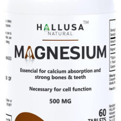 Hallusa Natural ' Magnésio Para Cãibras Nas Pernas, Óxido De
