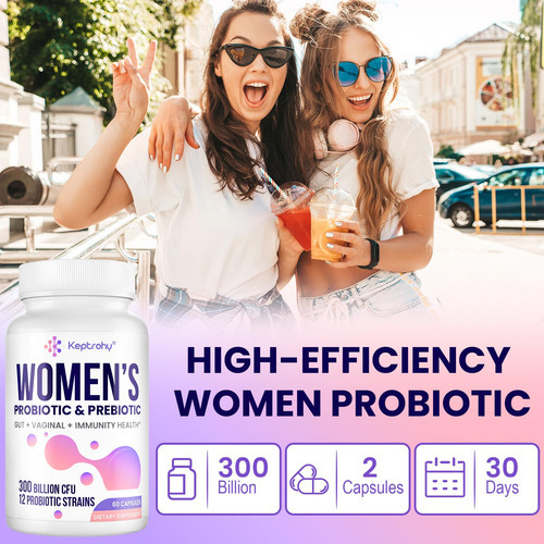 Ceptrofia Probiótica Para Mulheres 300 Bilhões De Cepas De C - Imagem 8