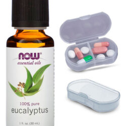 Now Foods Óleo Eucalipto 30ml Globulus + Porta Cápsulas
