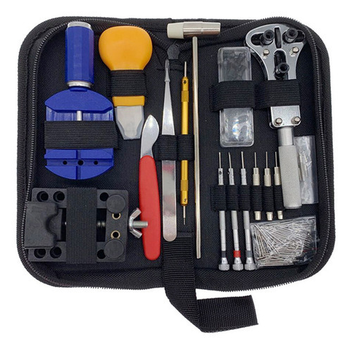 147pcs 147 Pçs/set Relógio Reparação Ferramenta Kit Caso Abr