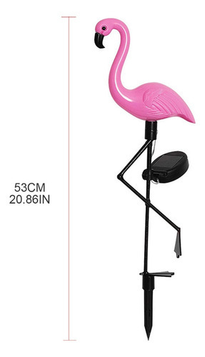 Luz Solar De Jardim Em Forma De Flamingo Luz Solar Que Muda - Imagem 10