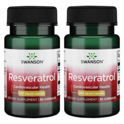 Swanson Resveratrol Miligrams 30 Cápsulas (2 Pacote)
