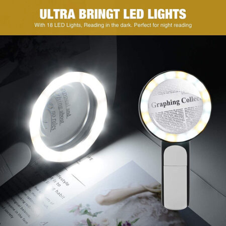 Lupa Com Luz 30x Lupa Portátil - Imagem 3