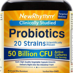 Newrhythm Probiotics 50 Bilhões De Ufc 20 Cepas, 60 Cápsula