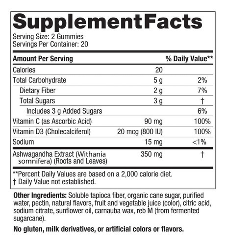 Gomas De Alívio De Estresse Nordic Naturals, Frutas Vermelha - Imagem 2
