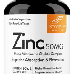 Zinco 50 Mg Cápsulas Vegetarianas 120 Ct