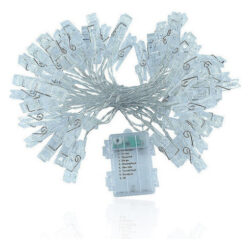 Luzes De Corda, Clipe De Foto 7m 50 Leds De Cores Quentes