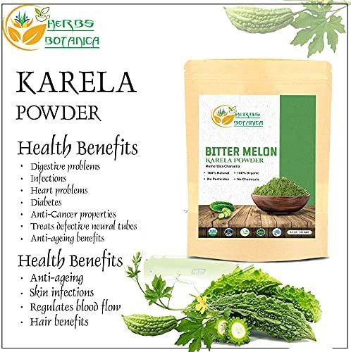Pó De Melão Amargo Herbs Botanica | Karela Pó | Momordica C - Imagem 2