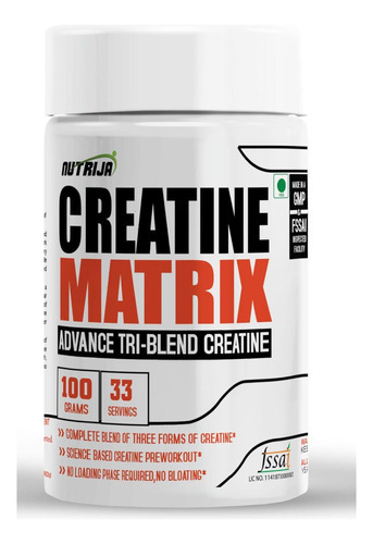 Nutrija Creatine Matrix - Mistura Completa De Creatina Hcl,