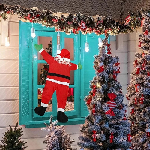 R Adequado Para Decoração De Papai Noel Em Portas E Janelas - Imagem 8