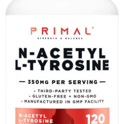Cápsulas Primárias De N-acetil-l-tyrosine (120 Porções, 350