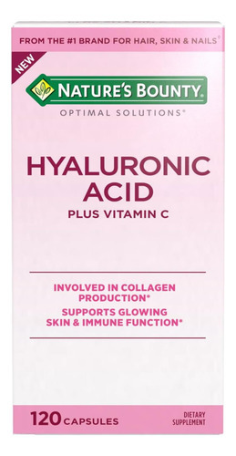 Suplemento De Vitamina C E Ácido Hialurônico Natures Bounty,