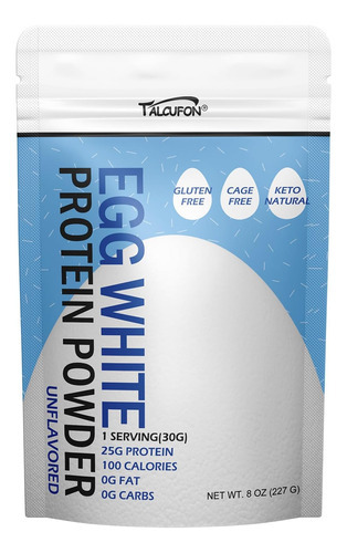 Talcufon Ovo Branco Proteína Em Pó 8oz Pasteurizada Sem Adit - Imagem 2