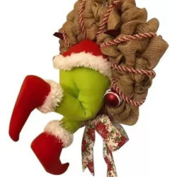 . Nova Decoração De Árvore Natal Grinch Thieves Foot
