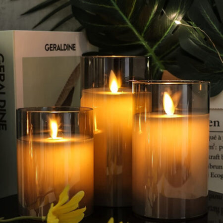 Lâmpada De Velas Elétricas Led Sem Chama De 3 Peças. — foto 16 Lâmpada De Velas Elétricas Led Sem Chama De 3 Peças. — foto 16