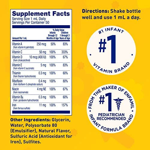 Vitamina B-12/enfamil/ 50 Ml/ Jarabe - Imagem 2