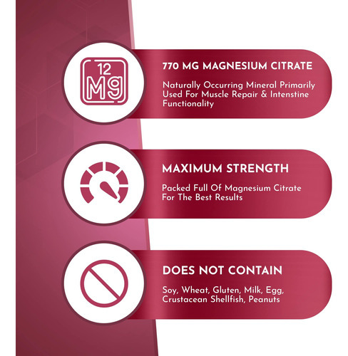 Gomas De Magnésio 770 Mg Citrato De Magnésio - Promove A Cal - Imagem 9