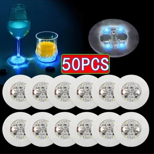 Jx 50pcs 3 Modos Levou Adesivo Tapete De Vidro Para - Imagem 3