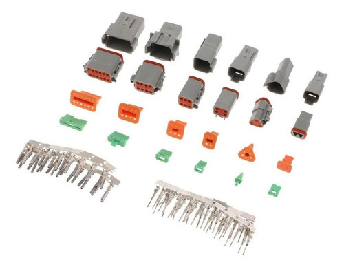 Kits De Conectores Cinza Genuínos Da Série Deutsch Dt 2 3 4