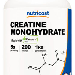 Creatina Monohidratada Em Pó Nutricost Creapure 1kg