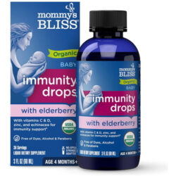 Gotas De Sabugueiro Orgânico Para Bebês Mommys Bliss, Suport