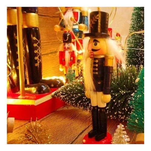* 24 Marionetas De Soldado Cascanueces Navideñas. Adornos, - Imagem 3