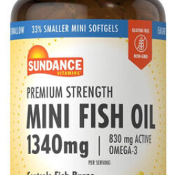 Sundance Mini Cápsulas Softgel De Óleo De Peixe 1340mg | 60