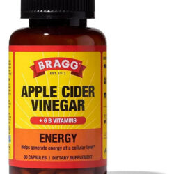 Cápsulas De Vinagre De Energia De Bragg Com Vitaminas B - 90