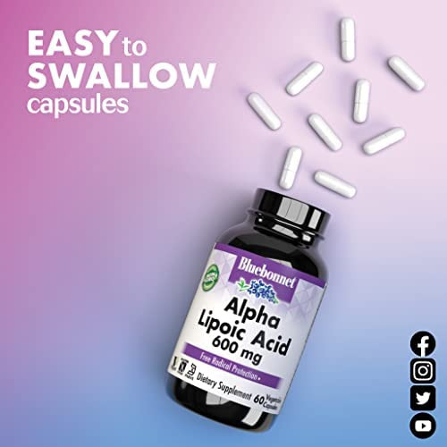 Bluebonnet Nutrition Ácido Alfa Lipoico 300 Mg - Imagem 5