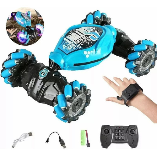 Sensor De Gesto Rc Car Toy De 2,4 Ghz Com Luzes/música 8 Em