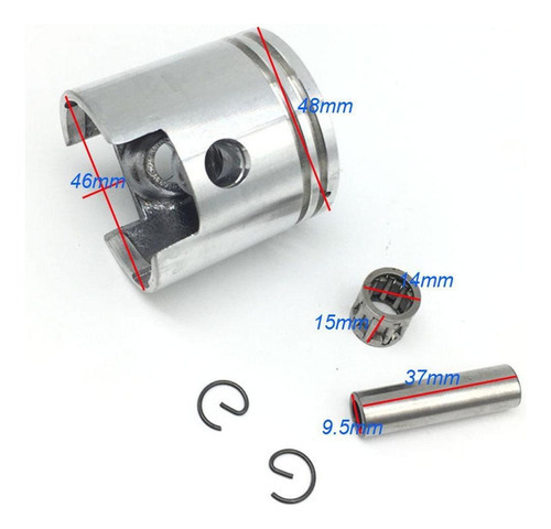 Pistão De 47 Mm Com Junta Para Motorizado De 80 Cc, Novo - Imagem 11