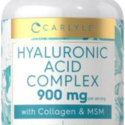 Colágeno Carlyle Com Ácido Hialurônico 900mg | 90 Cápsulas