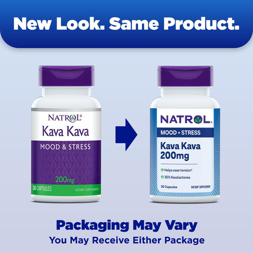 Natrol Mood & Stress Kava Kava 200mg, Suplemento Dietético P - Imagem 2