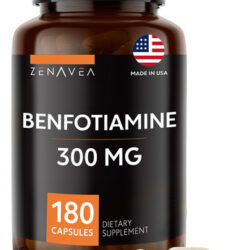 Suplemento Zenavea Benfotiamina 300mg - 180 Cápsulas