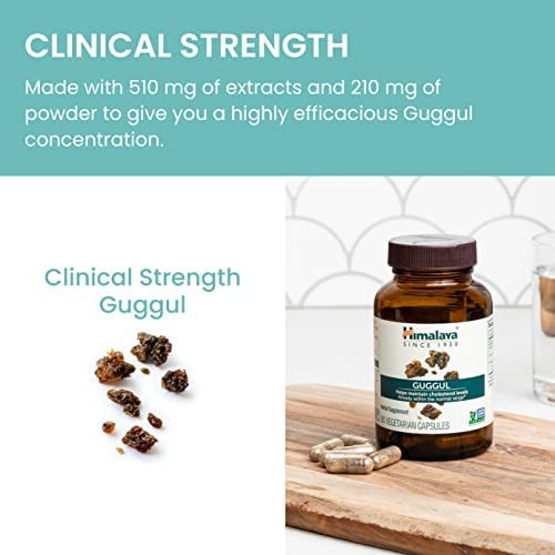 Himalaya Guggul, Suplemento De Colesterol Para Ldl, Hdl E N - Imagem 4