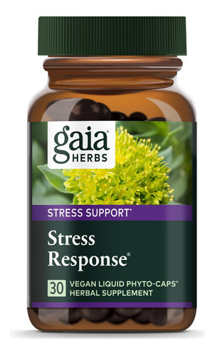 Suplemento Gaia Herbs Stress Response Phyto-caps 30 Cápsulas