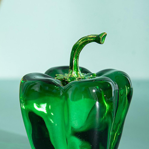 3 Peças De Cristal Escultura De Frutas Arte Estante De - Imagem 8
