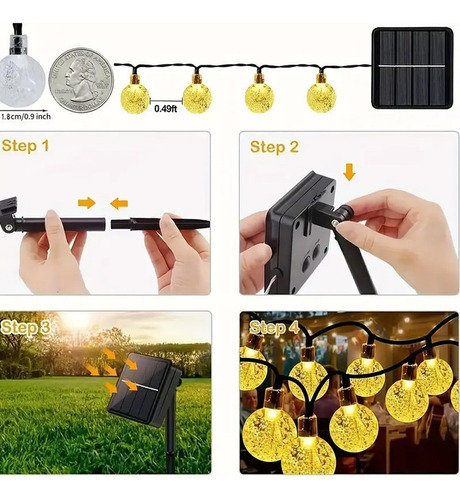 Luzinhas Natalinas Varal De Luzes Festao 7m 50led — foto 3 Luzinhas Natalinas Varal De Luzes Festao 7m 50led - Imagem 3