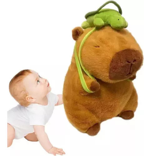 Brinquedo De Pelúcia De Capivara, Lindo Animal De Pelúcia De - Imagem 9